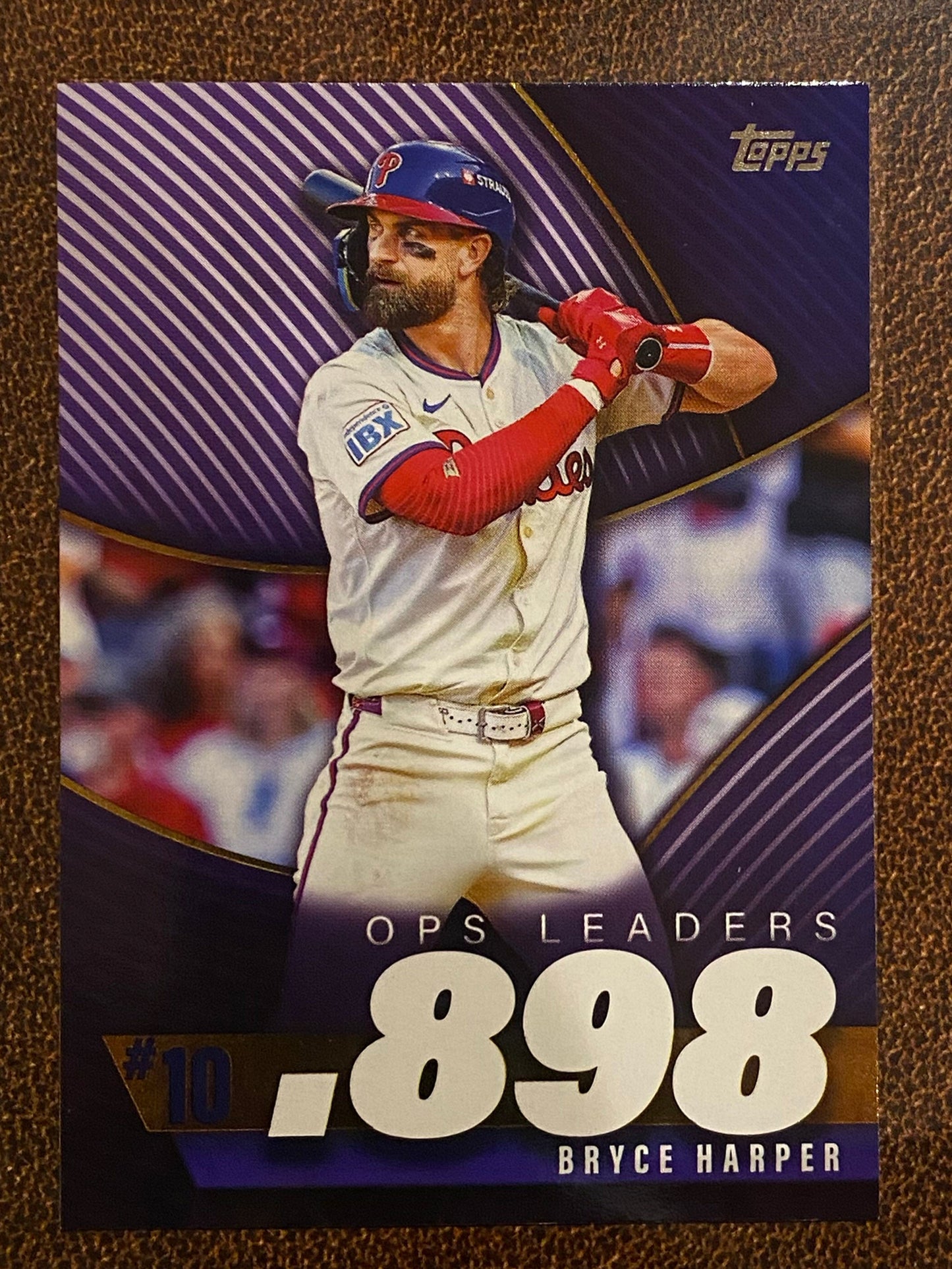 Bryce Harper - 2025 Topps Series 2 - OPS Leaders Insert - Phillies