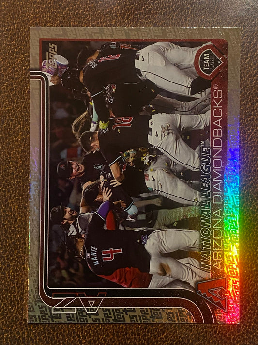 Arizona Diamondbacks - 2025 Topps Series 2 - Fanatics Exclusive Topps Foil Border (NL) - Diamondbacks