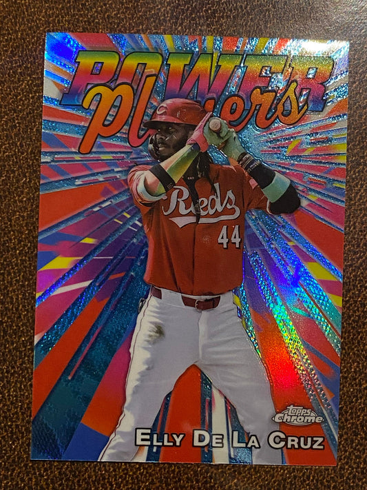 Elly De La Cruz - 2025 Topps Chrome - Power Players - Reds