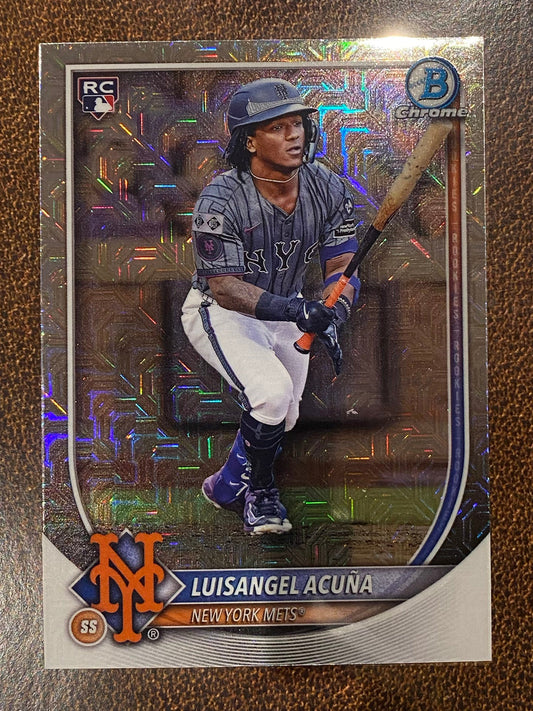 Luisangel Acuna - 2025 Bowman Chrome - Mojo Rookie - Mets