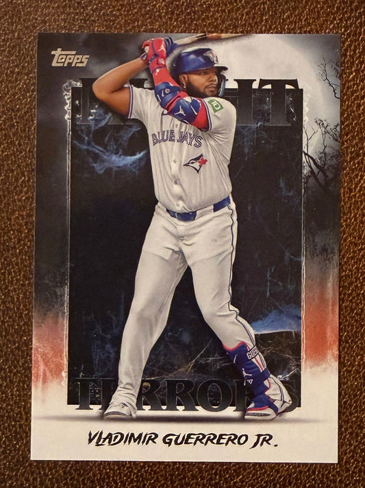 Vladimir Guerrero Jr. - 2025 Topps Update - Night Terrors Insert - Blue Jays