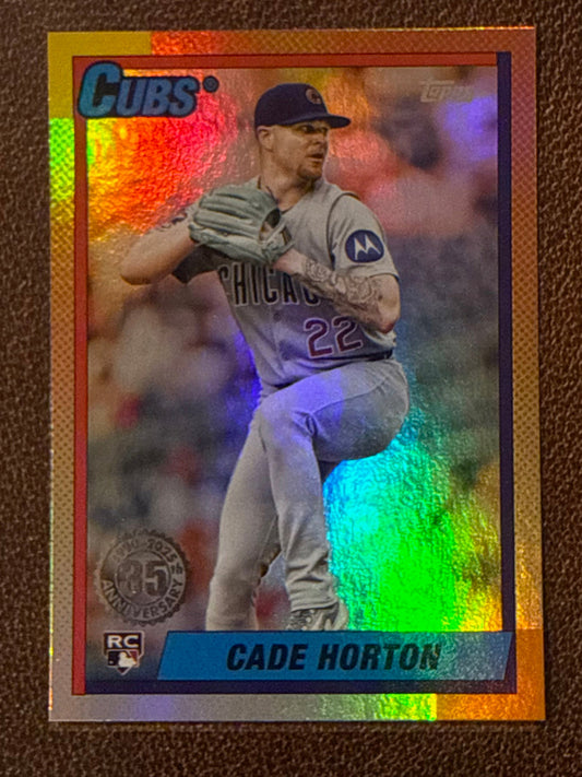 Cade Horton - 2025 Topps Update - 1990 Foil Insert - Cubs