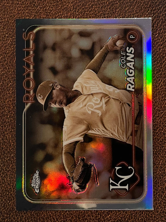 Cole Ragans - 2024 Topps Chrome - Sepia Refractor - Royals