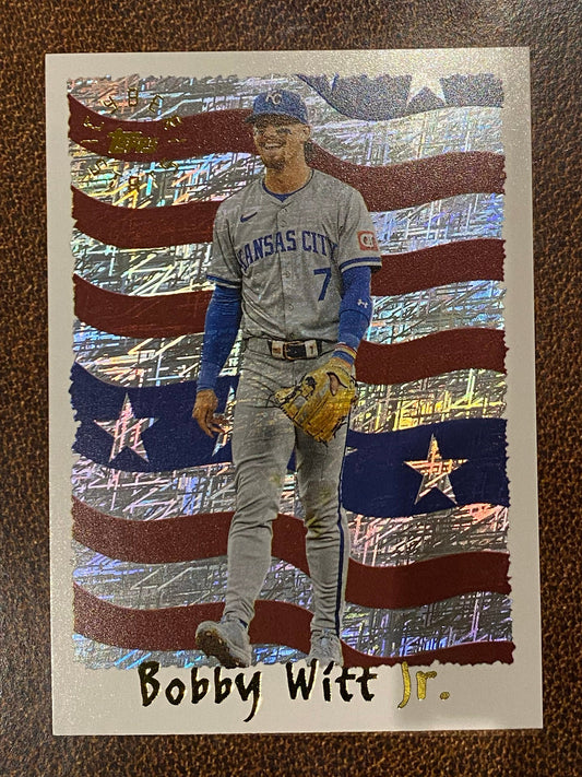 Bobby Witt Jr. - 2025 Topps Archives - Cyberstats Insert - Royals