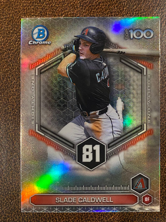 Slade Caldwell - 2026 Bowman - Scouts Top 100 Insert - Diamondbacks