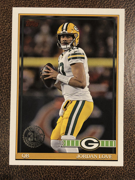 Jordan Love - 2026 Topps Flagship - 1991 Insert - Packers
