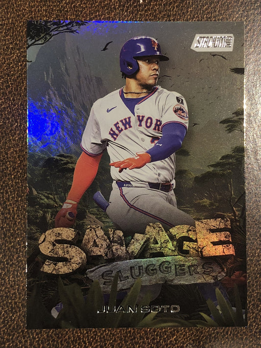 Juan Soto - 2025 Topps Stadium Club - Savage Sluggers - Mets