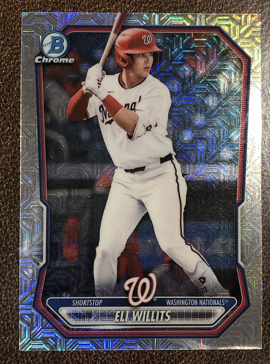 Eli Willits - 2026 Bowman Chrome - Prospect MOJO - Nationals