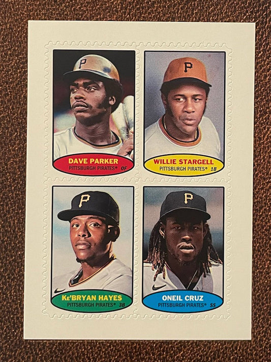 Pirates Stamp - 2023 Topps Heritage - Stamp - Pirates