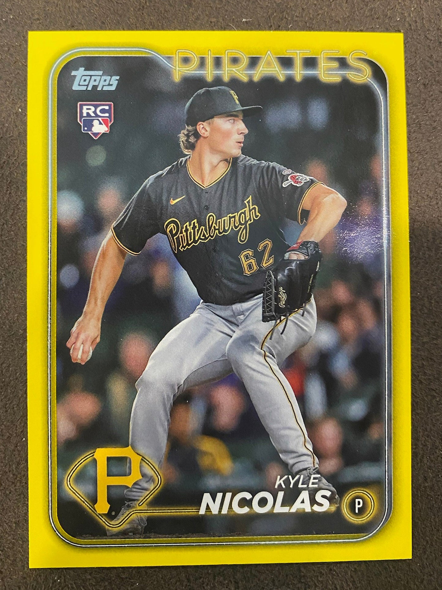 Kyle Nicolas - 2024 Topps Series 2 - Yellow Parallels - Pirates