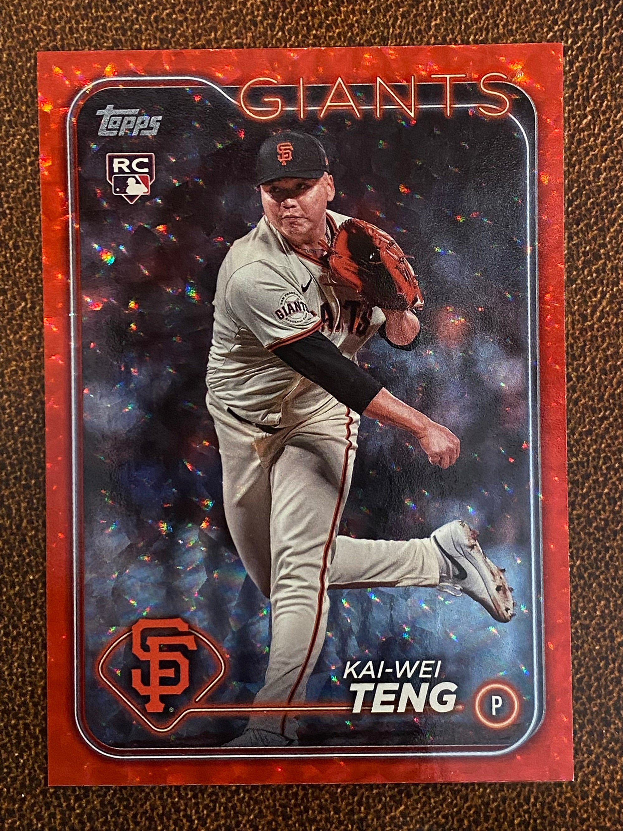 Kai Wei Teng - 2024 Topps Update - Red Foil /199 - Giants – Western NY ...