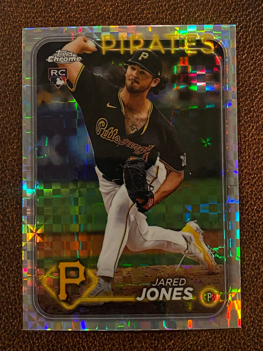 Jared Jones - 2024 Topps Chrome Update - XFractor - Pirates