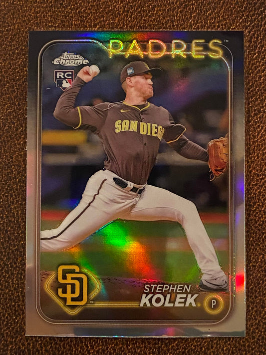 Stephen Kolek - 2024 Topps Chrome Update - Refractor - Padres