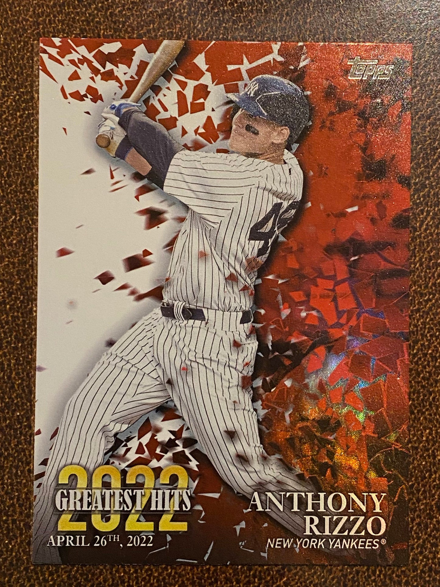 Anthony Rizzo - 2023 Topps Series 1 - Greatest Hit Inserts - Yankees