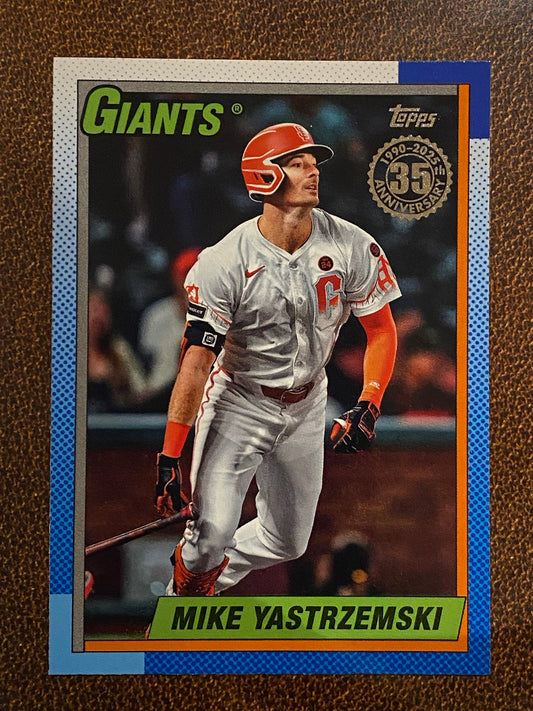 Mike Yastrzemski - 2025 Topps Series 2 - 1990 Insert - Giants