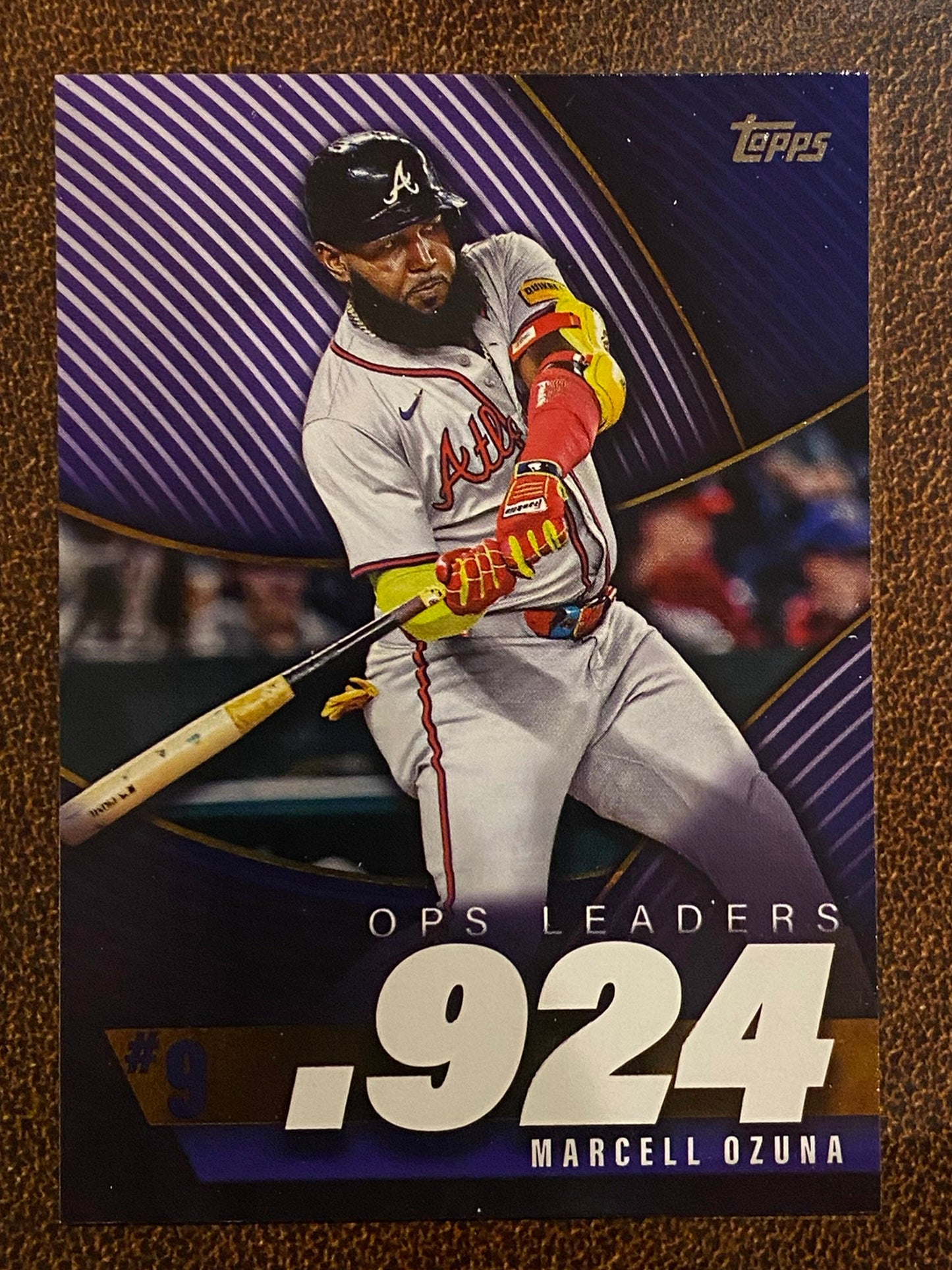Marcell Ozuna - 2025 Topps Series 2 - OPS Leaders Insert - Braves