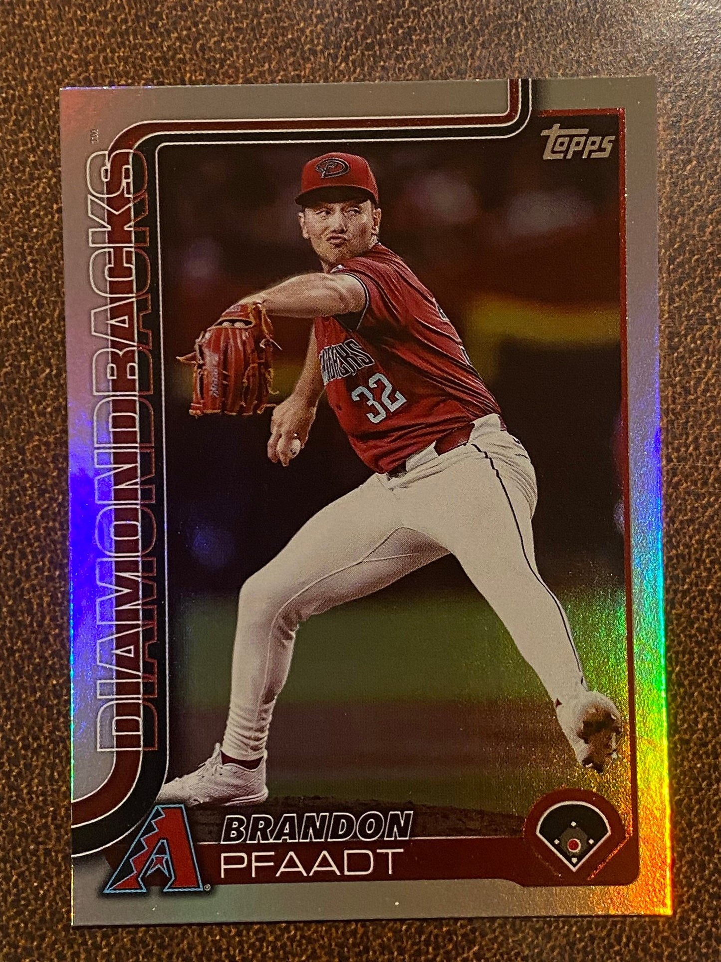 Brandon Pfaadt - 2025 Topps Series 1 - Rainbow Foil - Diamondbacks