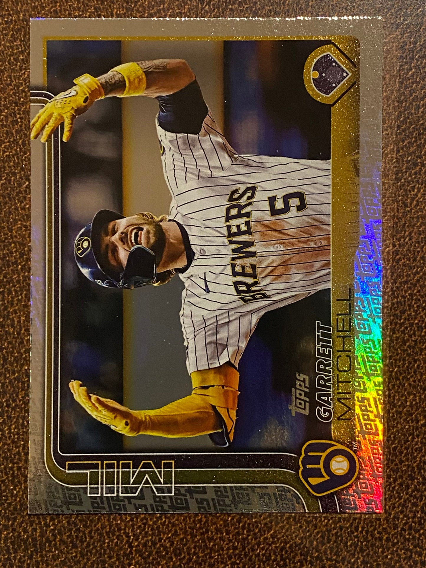 Garrett Mitchell - 2025 Topps Series 2 - Fanatics Exclusive Topps Foil Border - Brewers