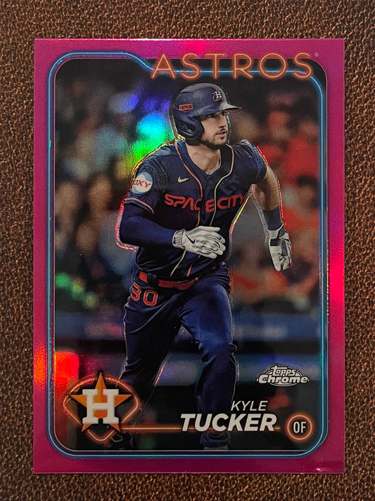 Kyle Tucker - 2024 Topps Chrome - Pink Refractor - Astros