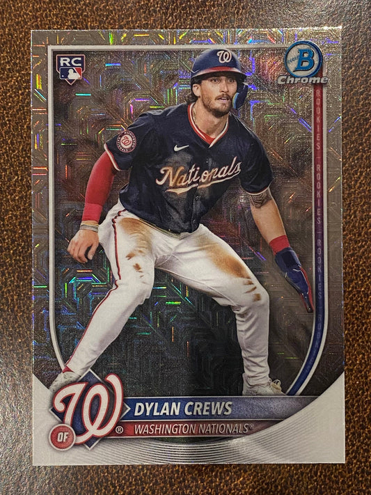 Dylan Crews - 2025 Bowman Chrome - Mojo Rookie - Nationals