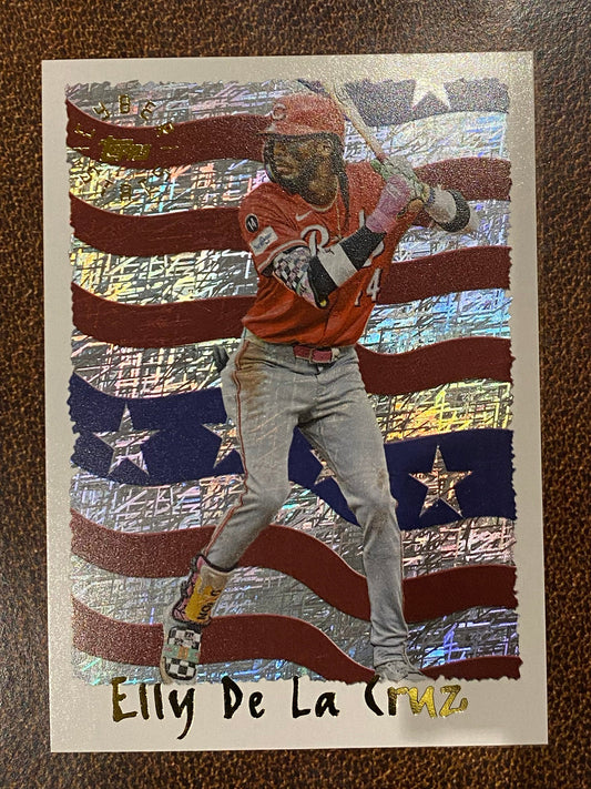 Elly De La Cruz - 2025 Topps Archives - Cyberstats Insert - Reds