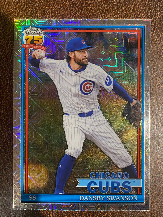 Dansby Swanson - 2026 Topps Series 1 - Mojo Refractor - Cubs