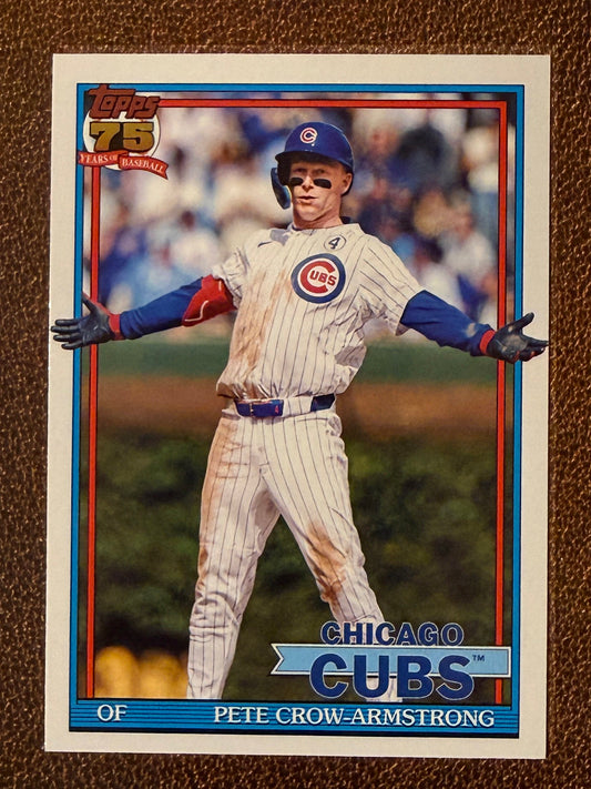 Pete Crow Armstrong - 2026 Topps Series 1 - 1991 Insert - Cubs