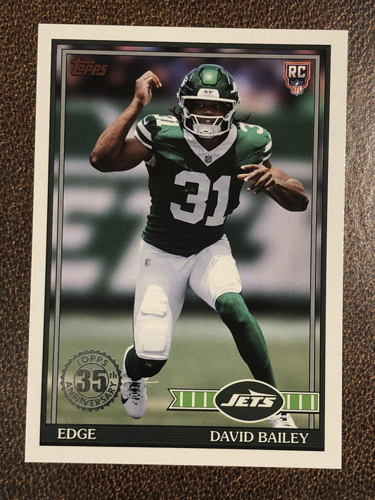 David Bailey - 2026 Topps Flagship - 1991 Insert - Jets