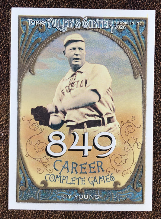 Cy Young - 2026 Topps Allen & Ginter - Career Insert (CR-29) - Red Sox