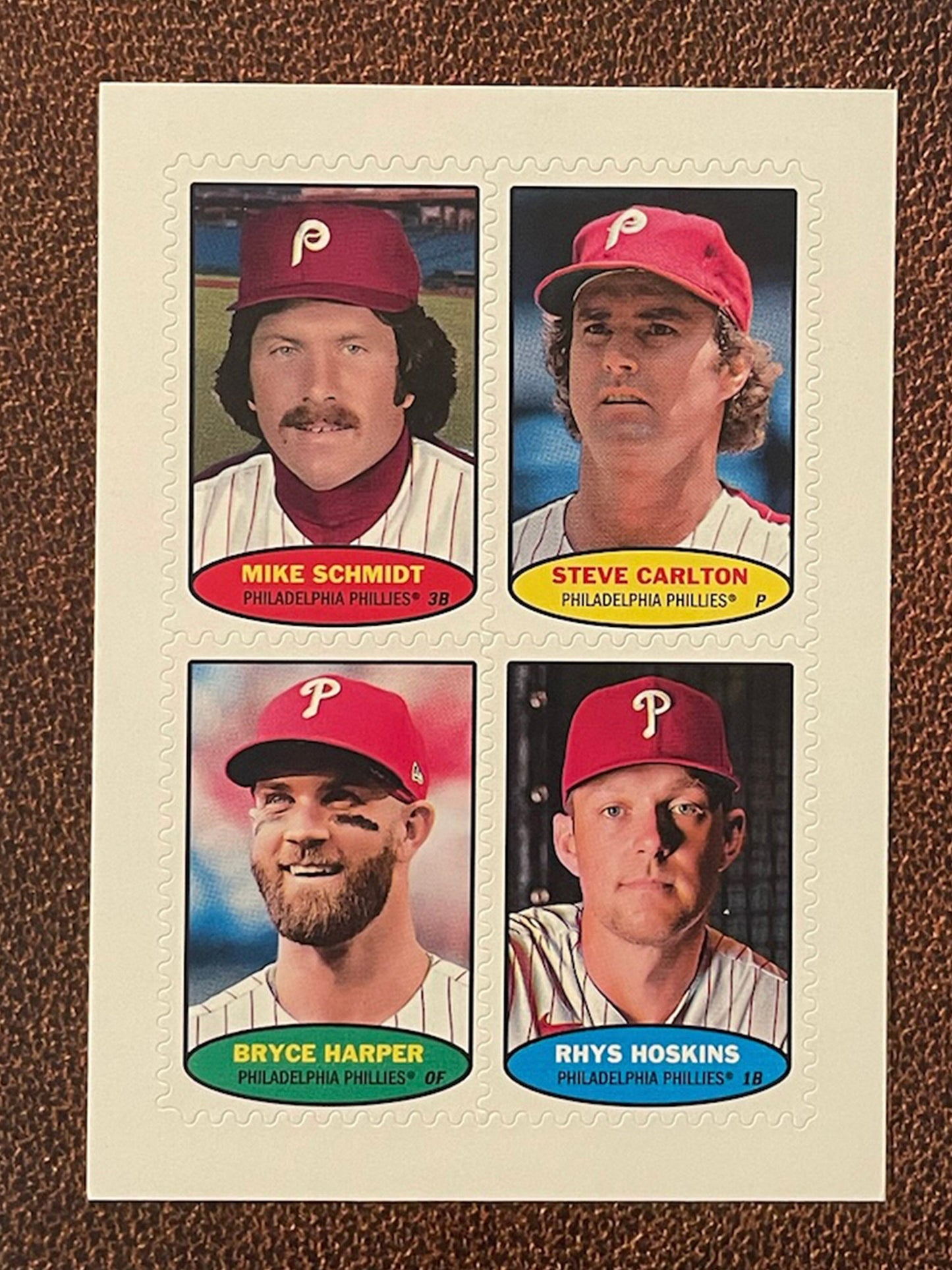Phillies Stamp - 2023 Topps Heritage - Stamp - Phillies