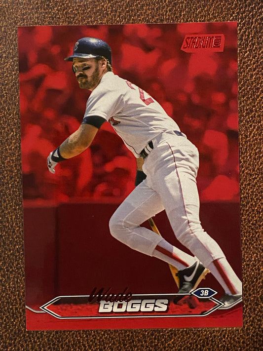 Wade Boggs - 2024 Topps Stadium Club - Red Foil - Red Sox