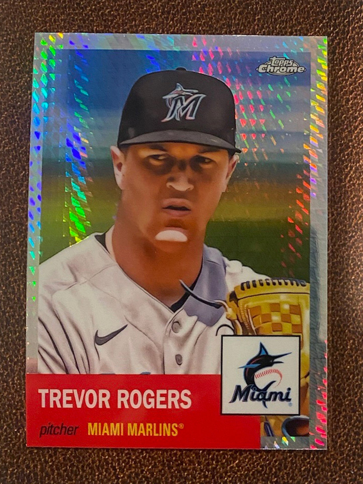 Trevor Rogers - 2022 Topps Chrome Platinum Anniversary - Prism Refractor - Marlins