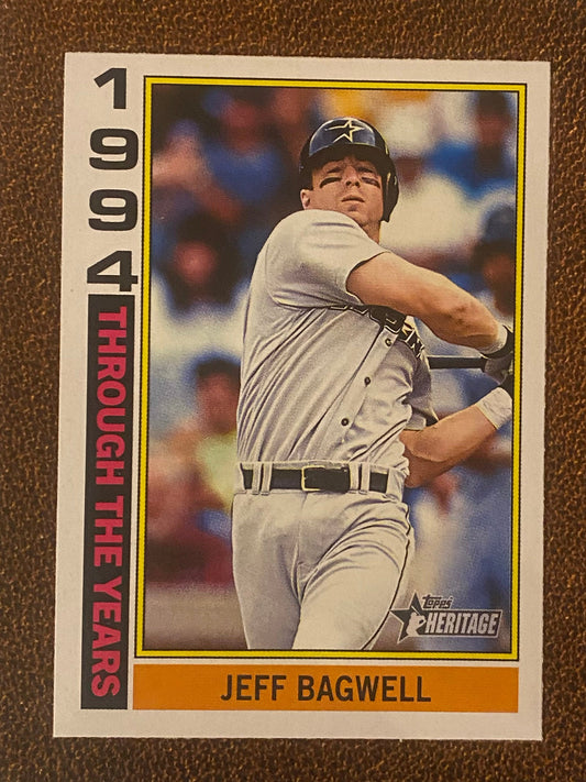 Jeff Bagwell - 2025 Topps Heritage - Through the Years Insert - Astros