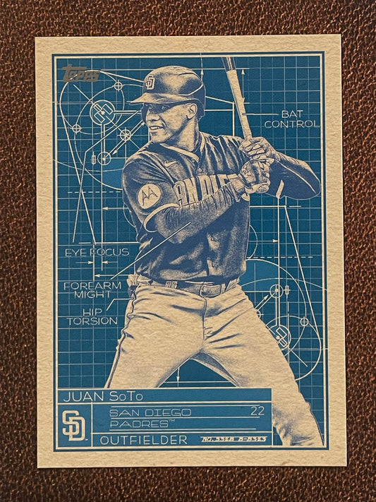 Juan Soto - 2024 Topps Series 1 - Superstar Blueprint - Padres