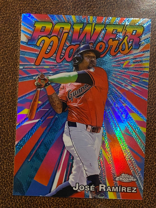 Jose Ramirez - 2025 Topps Chrome - Power Players - Guardians