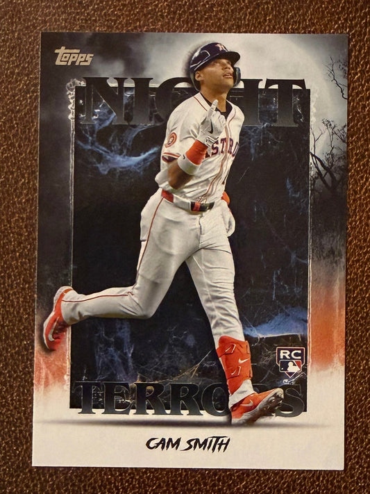 Cam Smith - 2025 Topps Update - Night Terrors Insert - Astros