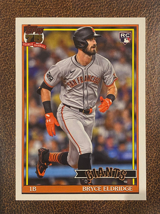 Bryce Eldridge - 2026 Topps Series 2 - 1991 Topps - Giants