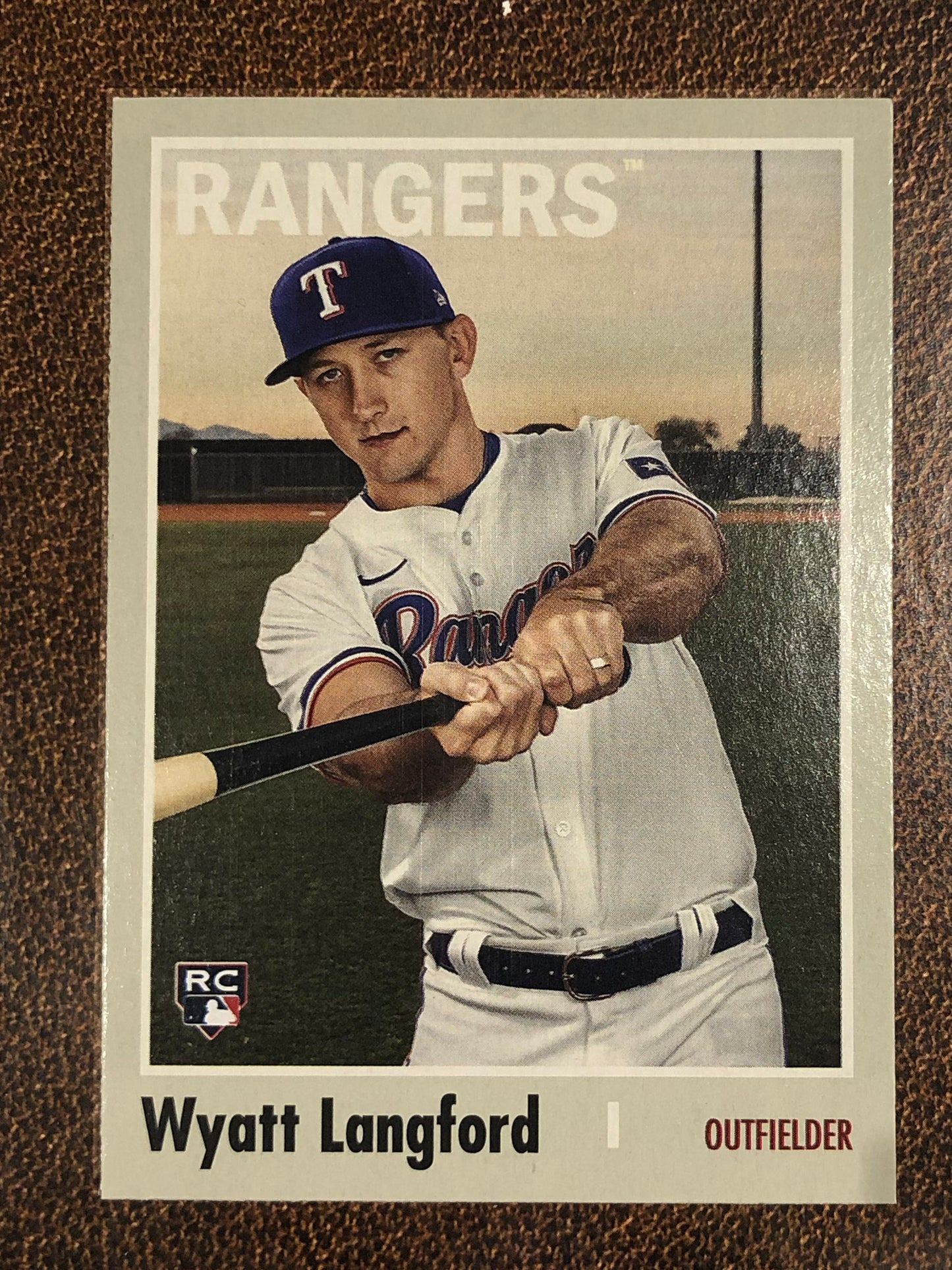 Wyatt Langford - 2024 Topps Archives - Base - Rangers