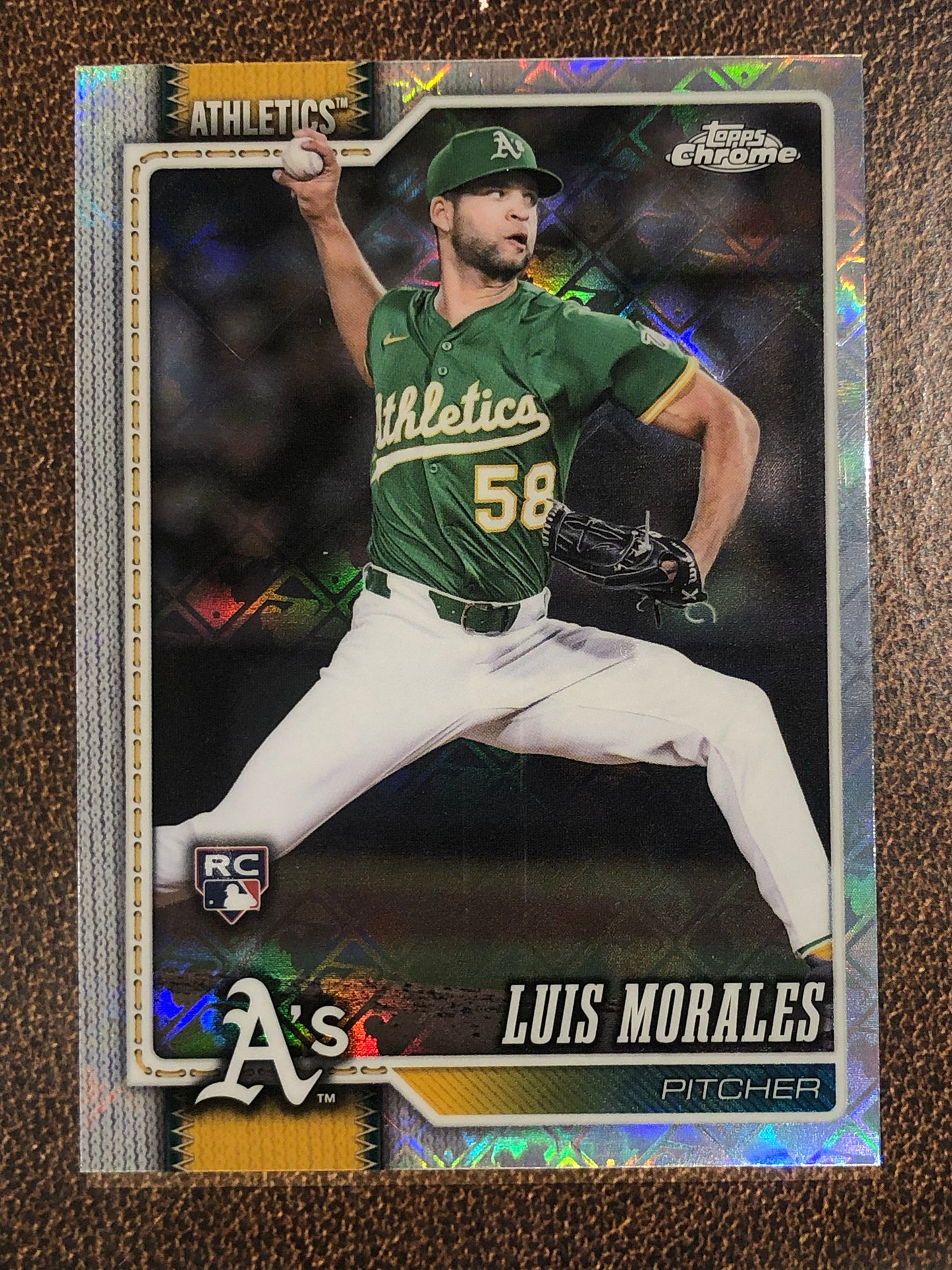 Luis Morales - 2026 Topps Chrome Logofractor - Base Logofractor - Athletics
