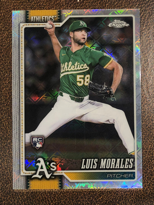 Luis Morales - 2026 Topps Chrome Logofractor - Base Logofractor - Athletics