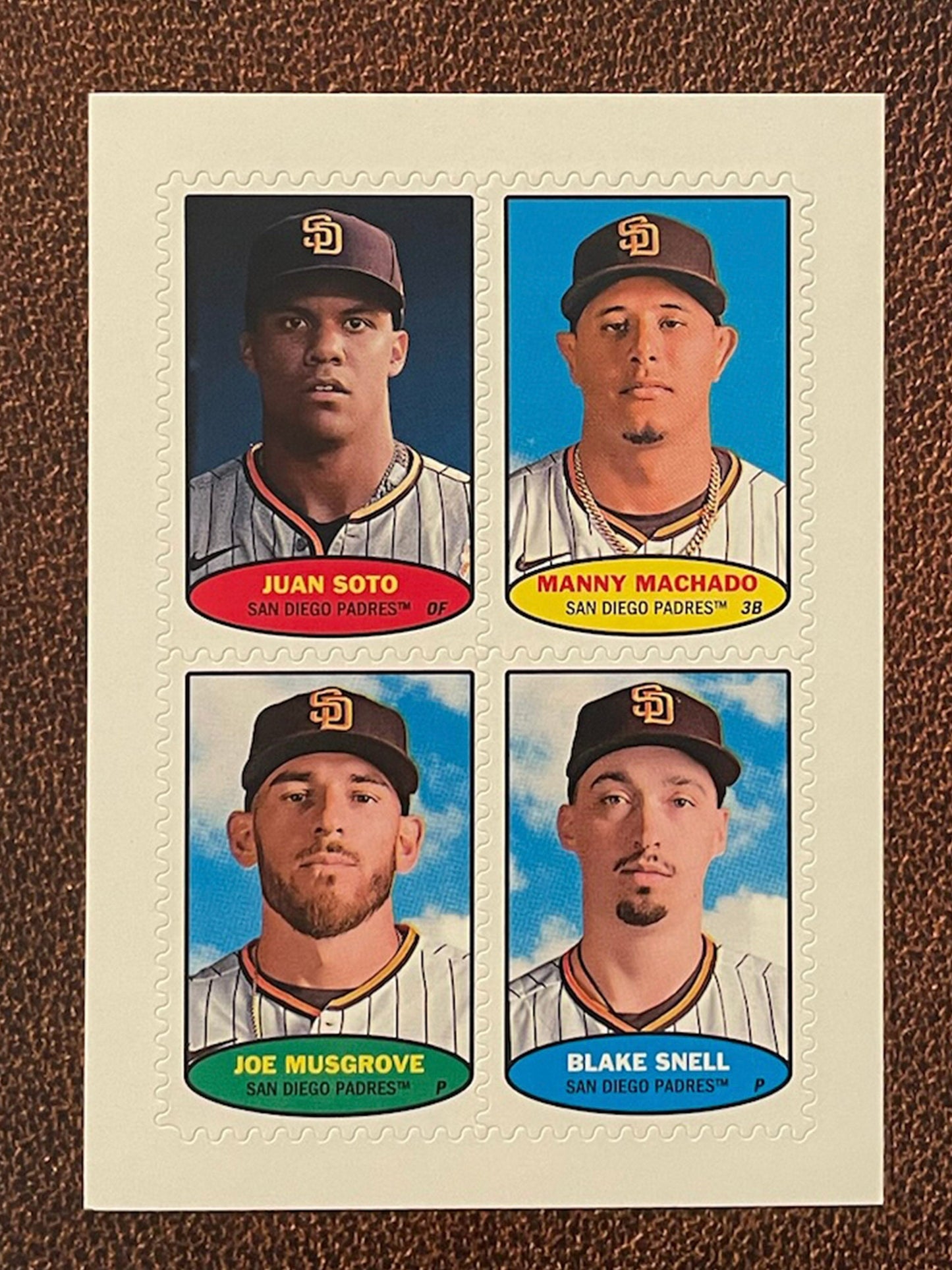 Padres Stamp - 2023 Topps Heritage - Stamp - Padres