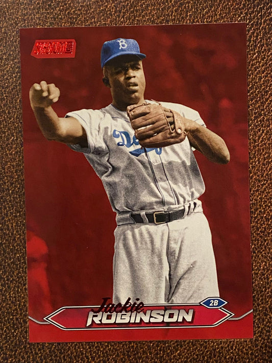 Jackie Robinson - 2024 Topps Stadium Club - Red Foil - Dodgers