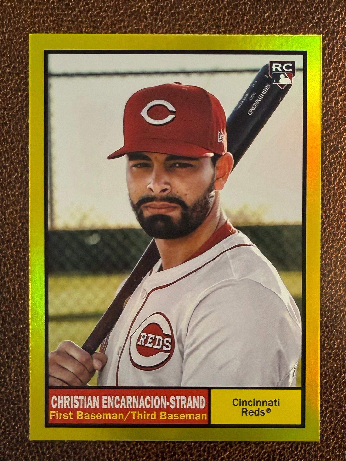 Christian Encarnacion Strand - 2024 Topps Archives - Yellow Foil - Reds