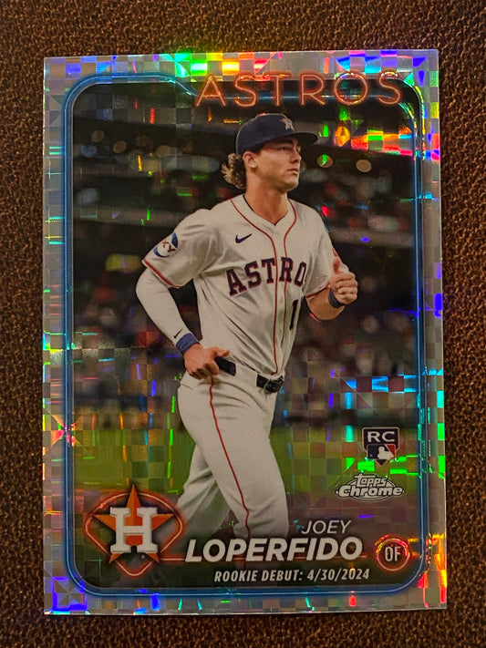 Joey Loperfido - 2024 Topps Chrome Update - XFractor (Rookie Debut) - Blue Jays