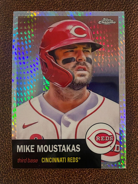 Mike Moustakas - 2022 Topps Chrome Platinum Anniversary - Prism Refractor - Reds