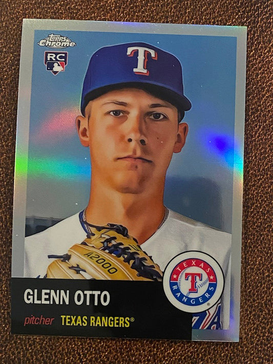 Glenn Otto - 2022 Topps Chrome Platinum Anniversary - Refractor - Rangers