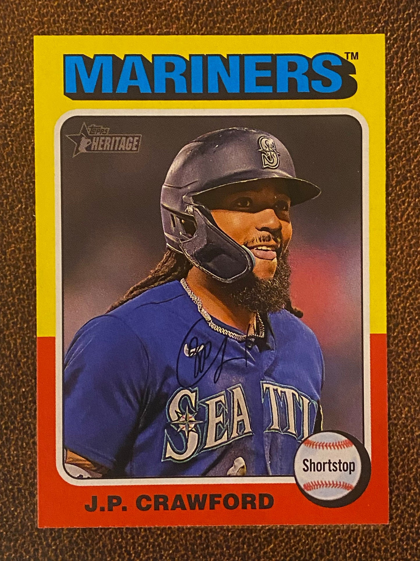 J.P. Crawford - 2024 Topps Heritage - Low Number Short Prints - Mariners