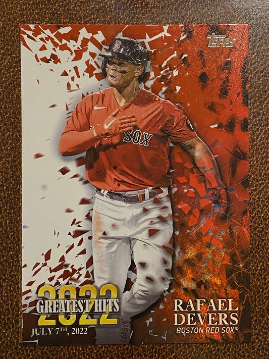 Rafael Devers - 2023 Topps Series 1 - Greatest Hit Inserts - Red Sox