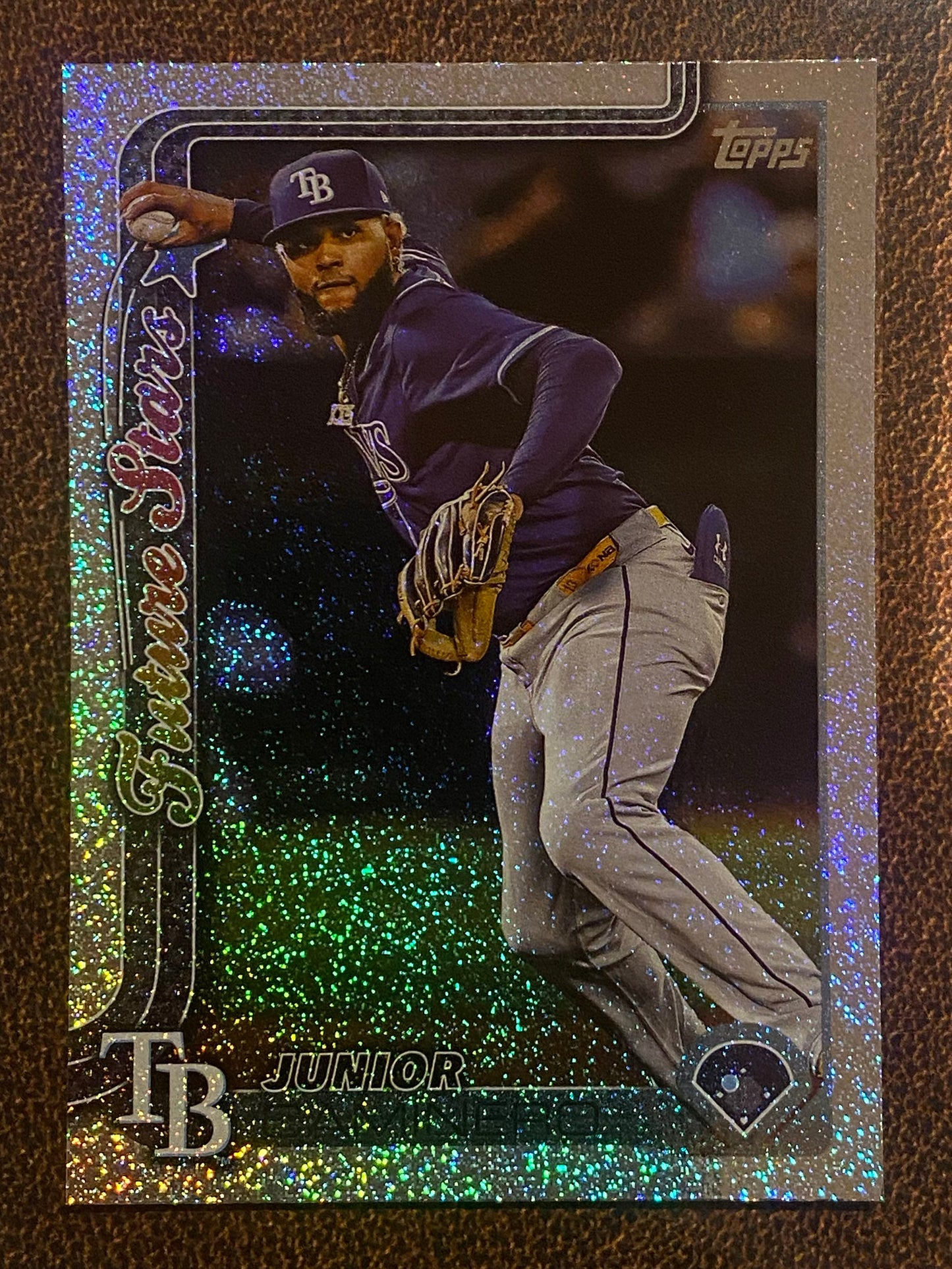 Junior Caminero - 2025 Topps Series 2 - Sandglitter - Rays