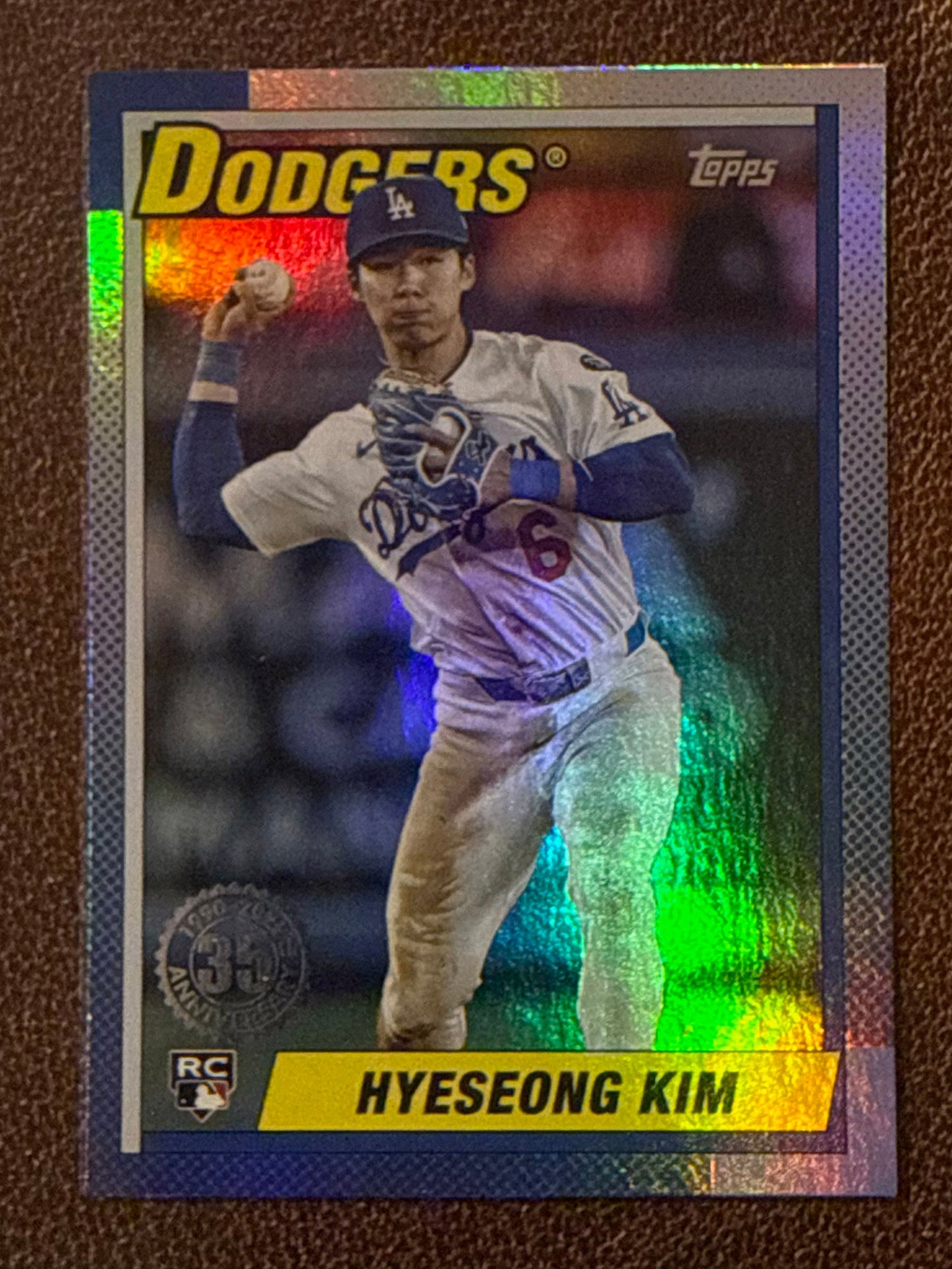 Hyeseong Kim - 2025 Topps Update - 1990 Foil Insert - Dodgers